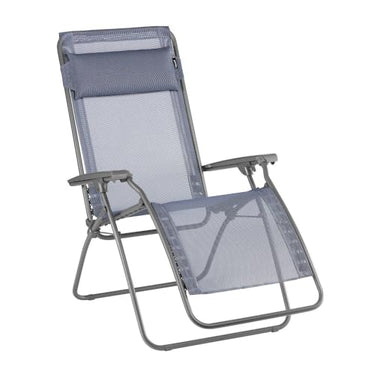 Lafuma Mobilier - Relaxsessel Zero Gravity R Clip - Klappbarer Liegestuhl für Terrasse und Garten - Strapazierfähiges Batyline-Gewebe - Mehrpositionenliege, Komfortabel, Frankreich - Blau Ozean im Sale